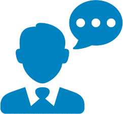 person talking